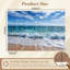 Papier peint auto-adhésif Ocean Waves Crashing Sandy Shore Turquoise Water Soft Cloudy Sky Wall Murals H 100 po x l 144 po Papier mural amovible en PVC auto-adhésif pour le salon de la chambre Bureau à domicile-598427877