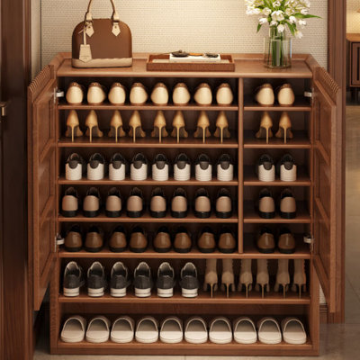 Retro fashion storage shoe cabinet