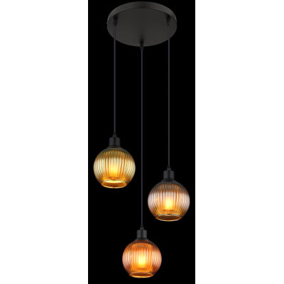 Meno 3 - Light Matte Black Pendant