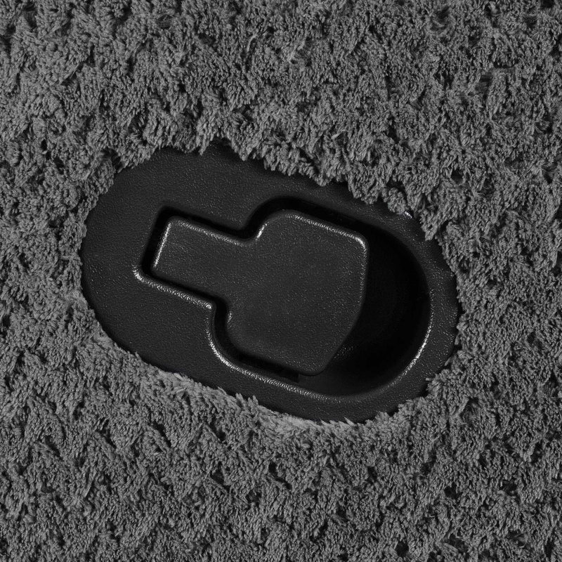 Causeuse avec console gris anthracite Weissman