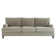 Mila 92" Recessed Arm Sofa with Reversible Cushions
