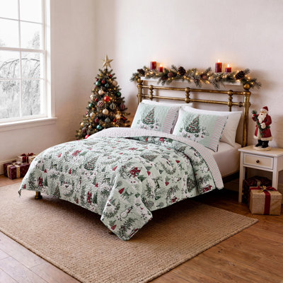 Avanti Yuletide Full/Queen Quilt Set