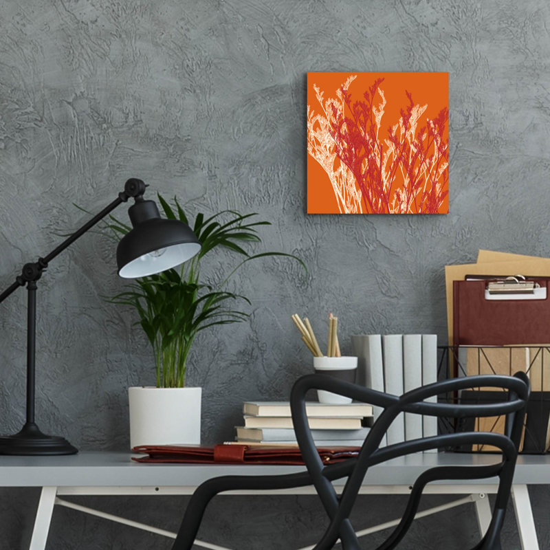  «Grenade» par Erin Clark, art mural en verre acrylique, 12 po x 12 po