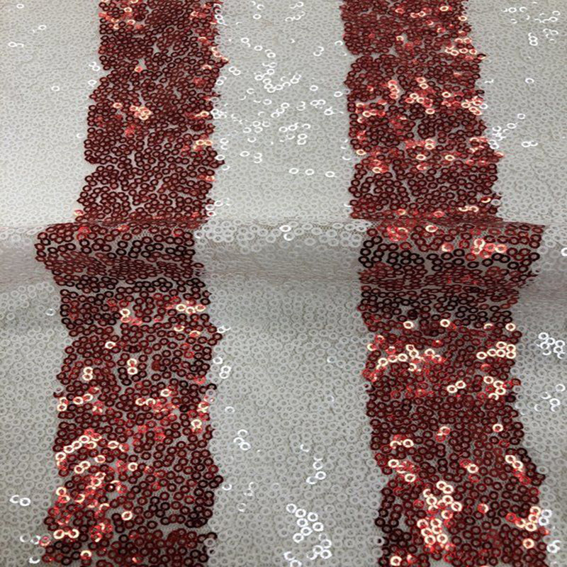 Tissu Fiesta, Rouge / blanc