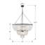 Lustre empire unique à 8 lumières avec accents en fer forgé Fredrick-464103412-464103415