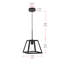 Luminaire suspendu géométrique 1 lumière New Haven-1733378285