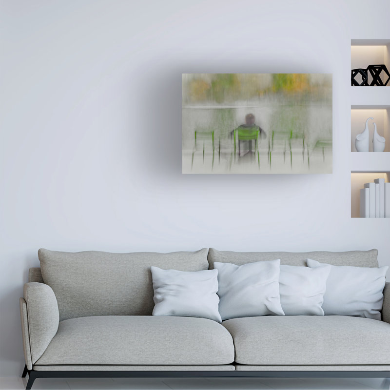 «Gilbert Pond», l'étang des aspirations, art de Gilbert, H 12 po x l 19 po
