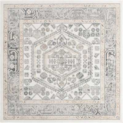 Edson Oriental Ivory Area Rug