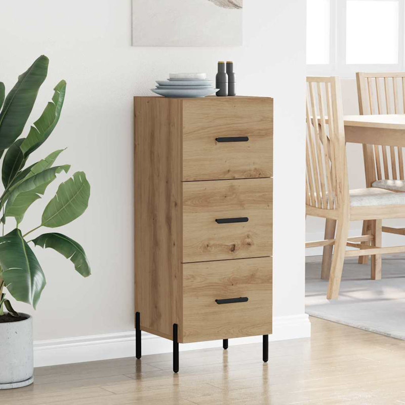 34.5cm Sideboard, Artisan Oak