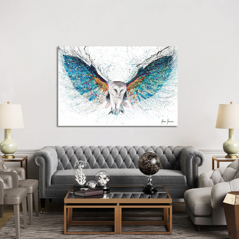 Opulent Night Owl by Ashvin Harrison - Wrapped Canvas Print, Wrapped Canvas, 66.04 cm H x 45.72 cm W x 3.175 cm D