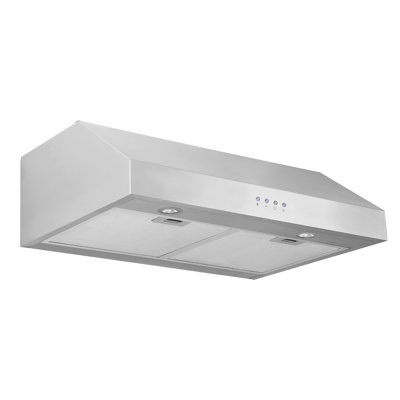 Hotte sous un meuble à conduit 30 pouces 450 cfm en acier inoxydable Advanta Pro III