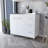 Ferretti Utility Sink Base Cabinet with Stainless Steel Top Sink, Three Drawers and Two Doors for Interior Storage-67509477