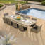 Travira Outdoor 11 - Piece Dining Set with Cushions-739057212