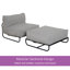 Cloud Sponge Beanbag Chair And Ottoman Set