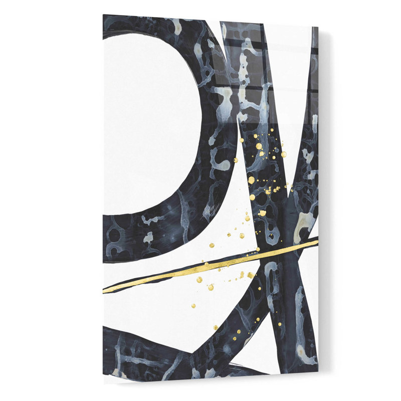«Onyx Tracery II» par Renee W Stramel, art mural en verre acrylique, H 24 po x l 16 po x P 0,2 po
