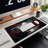 Desk Mat Riverside Full Moon Desk Pad Black Red Large Mouse Pad Gaming Mousepad Extended XXL Keyboard Pad 31.5 X 15.7 In Laptop Computer Mouse Keyboard Mat For Office Desk Decor