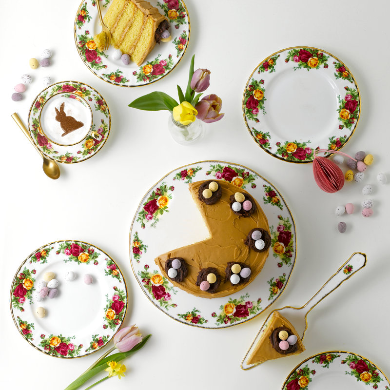 Royal Albert, Old Country Roses - Cake Plate & Server Set