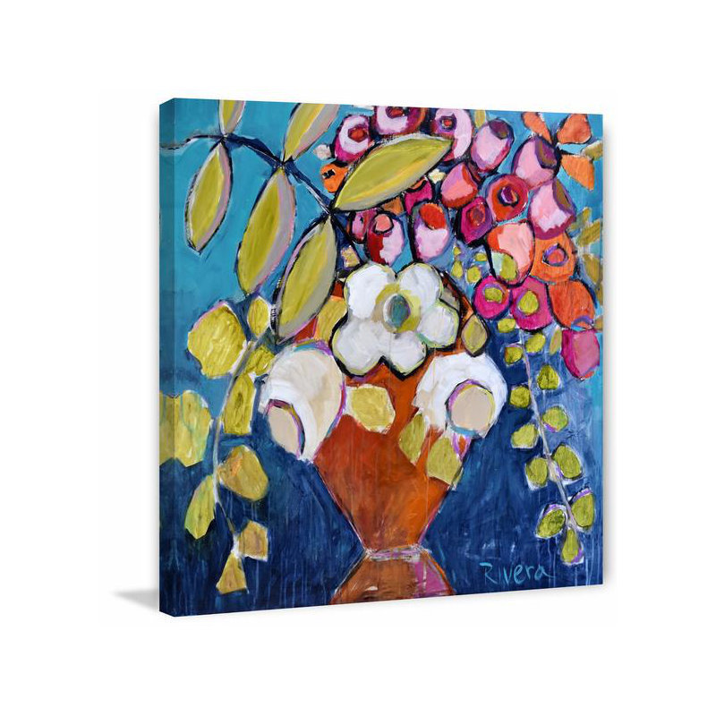 Michelle Rivera - Wrapped Canvas Painting, 45cm H x 45cm W