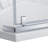 Dreamwerks Capri 38" W x 79" H Neo Angle Pivot Frameless Corner Shower Kit