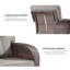Ensemble de meubles de patio 6 pièces, ensemble de sièges d'extérieur toutes saisons avec chaises pivotantes-966774445