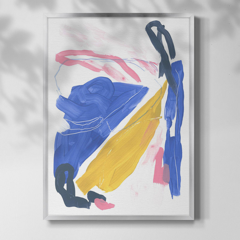 Rétroaction de rétroaction II - cadre photo unique, H 24,5 po x l 18,5 po, Pas de tapis, Toile avec cadre argenté