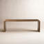 Daven Console Table-Rye Medium Burl Oak Veneer