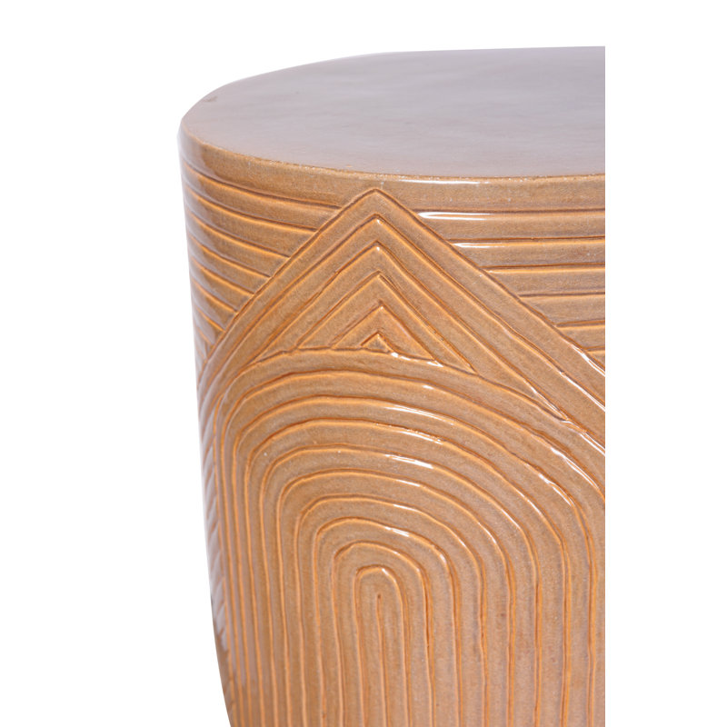 Tabouret d'appoint Serenity, Taupe brillant