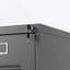 Classeur vertical à 4 tiroirs en métal avec serrure pour le bureau et la maison, idéal pour les documents de format A4, légal / lettre, solution de rangement efficace avec assemblage requis