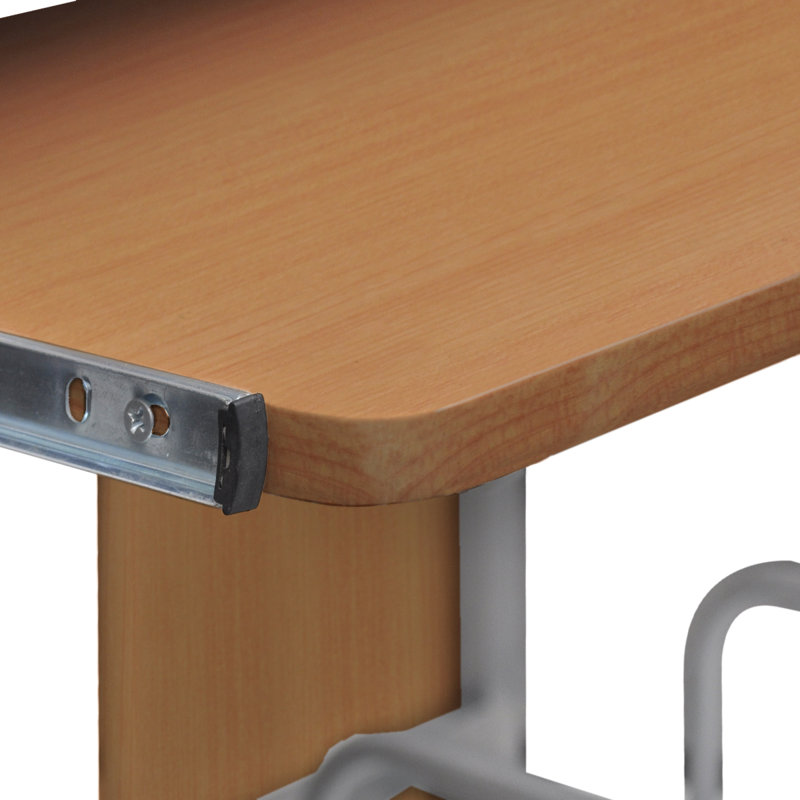 Rectangular Writing Desk, Brown, 88.5cm H x 110cm W x 52cm D