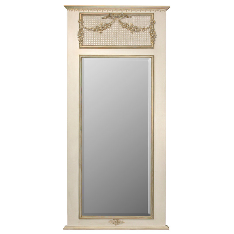 Trumeau Wood Rectangle Wall Mirror