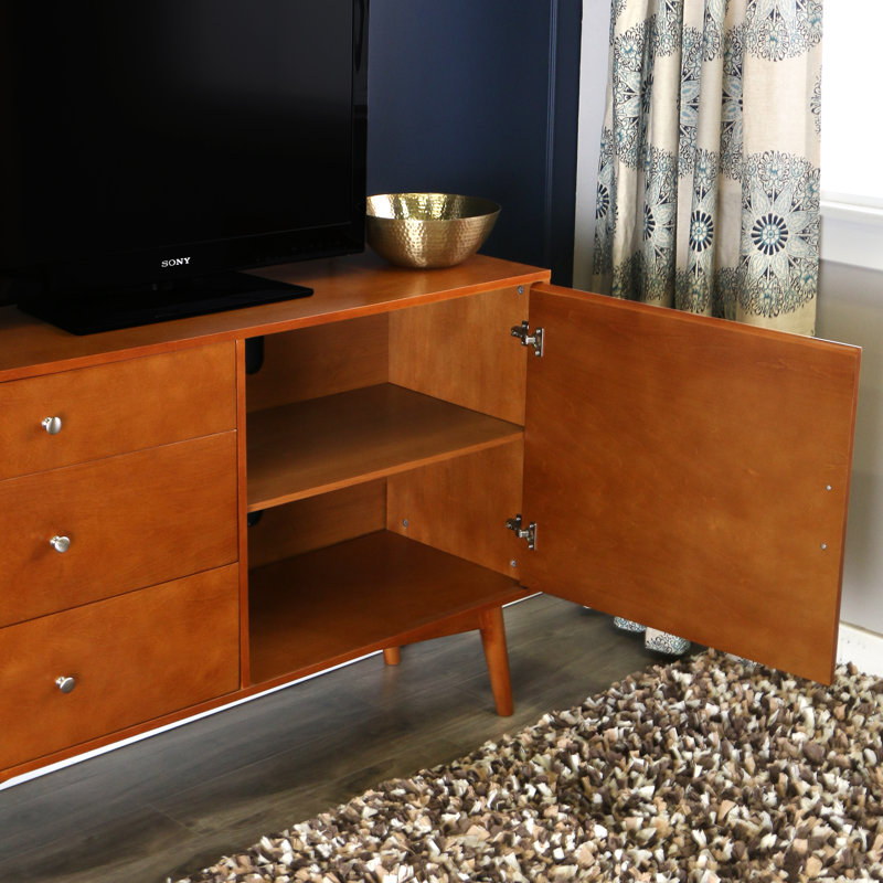 Labarbera Unfinished TV Stand for TVs up to 58", Acorn