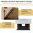 24'' Single Sink Wall Mounted Bathroom Vanity,Floating Vanity with 2 Drawers and Ceramic Basin Sink Top-2022468671-2022468670