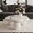 35" Cream Cloud Shaped Coffee Table