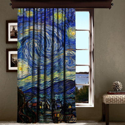 Rideau en polyester Hendrickson