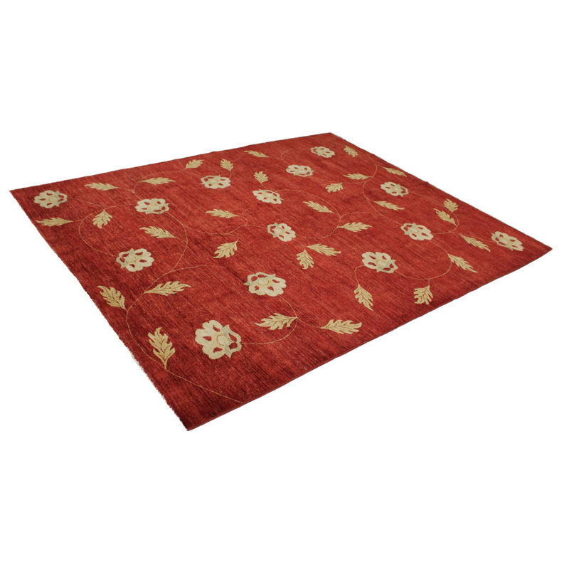 One-of-a-Kind 8'8" X 10'10" Area Rug in Red/Beige
