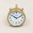 Decorative Desk Clock in Gold Color -Aluminium Table Clock