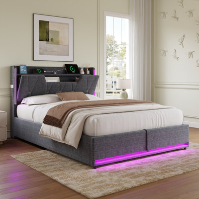 Upholstered Ottoman Bed