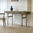French Distressed Design Birch Solid Wood Desk