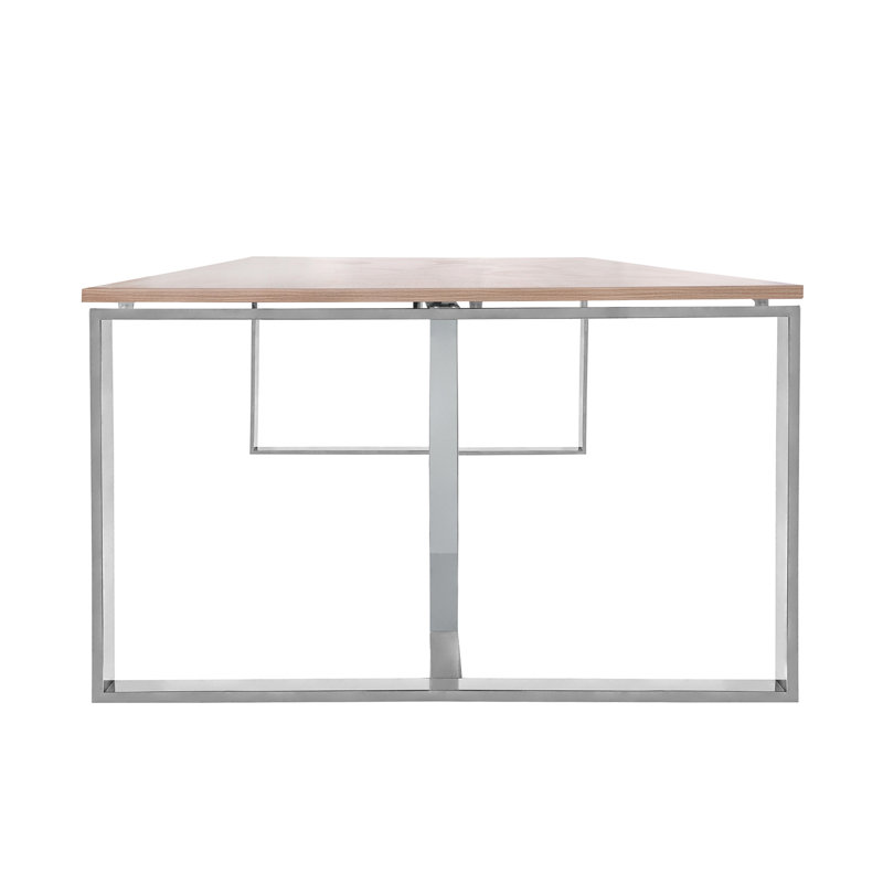 Table de conférence rectangulaire, Orme pâle, H 47,24 po x L 94,49 po x l 29,53 po