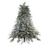Lighted Artificial Fir Christmas Tree