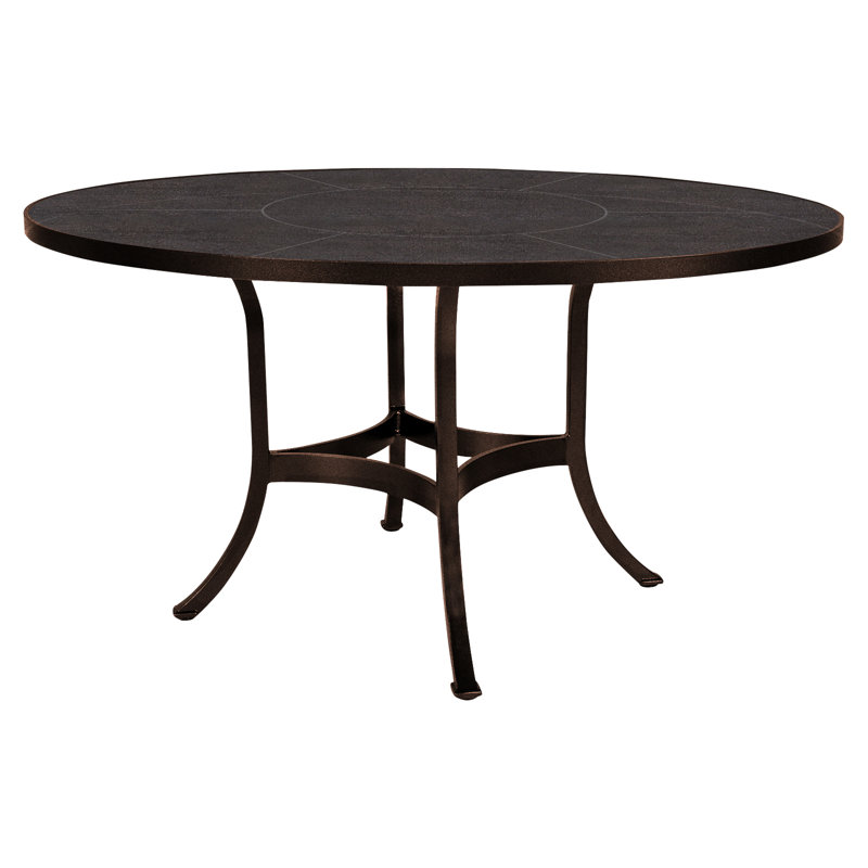 Outdoor Round Dining Table, Copper Creek, 42" W x 42" L x 29.5" H, Urban Shift