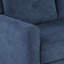 Canapé en chenille bleu marine 3 places