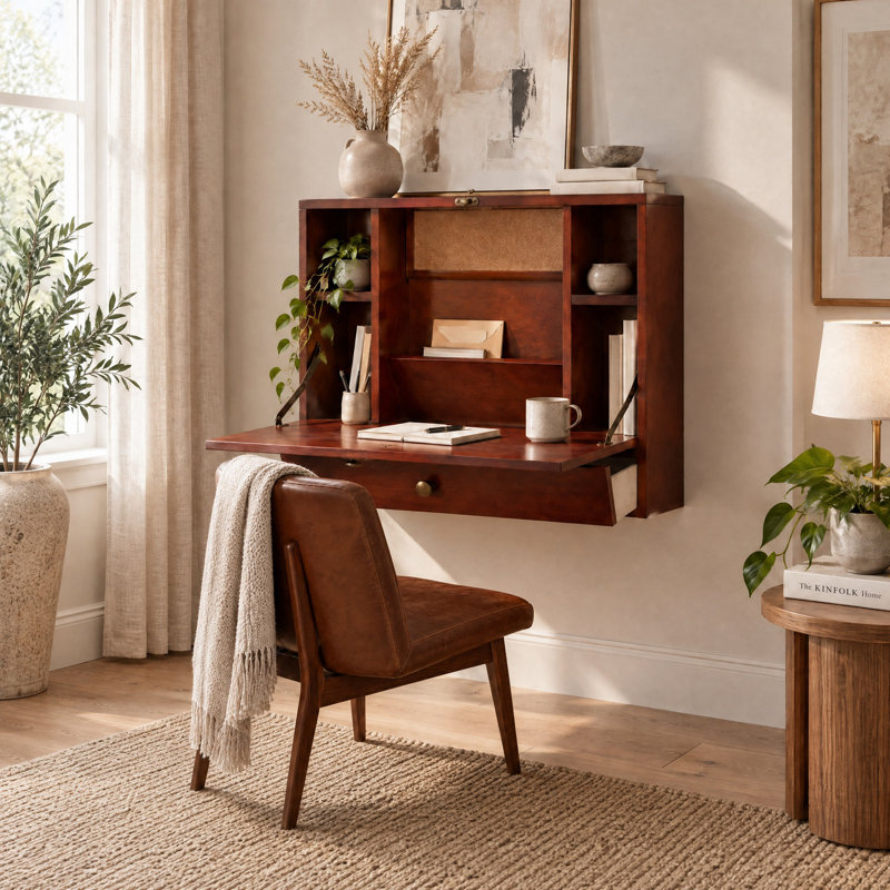 Bureau flottant Camus, Acajou