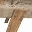 Chaise longue d'extérieur en corde