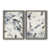 Toile avec cadre gris
