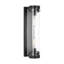 Chapman & Myers Garrett 2 Light Bathroom Bedroom Wall Fixture In Aged Iron Finish With Clear Shade