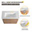 Ensemble de meuble-lavabo, meuble-lavabo simple autoportant avec lavabo en céramique, meuble-lavabo sur pied avec 2 portes et 1 tablette-1997851271-2001683611
