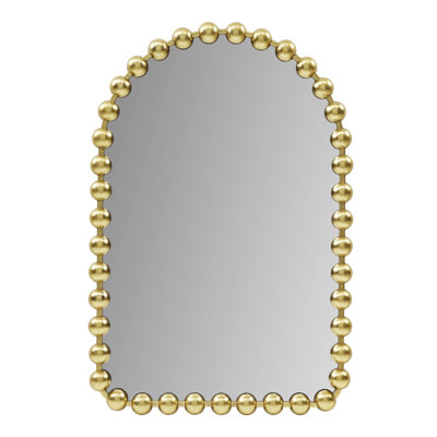 Marlowe 24X36 Arch Beaded Wall Mirror