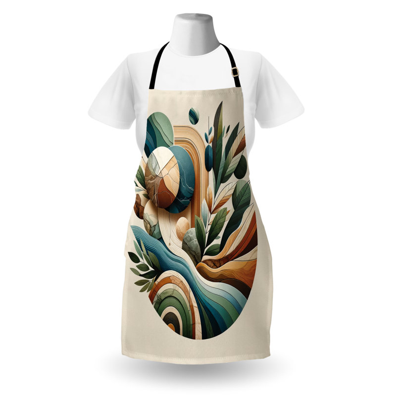 No Pattern Bib Apron