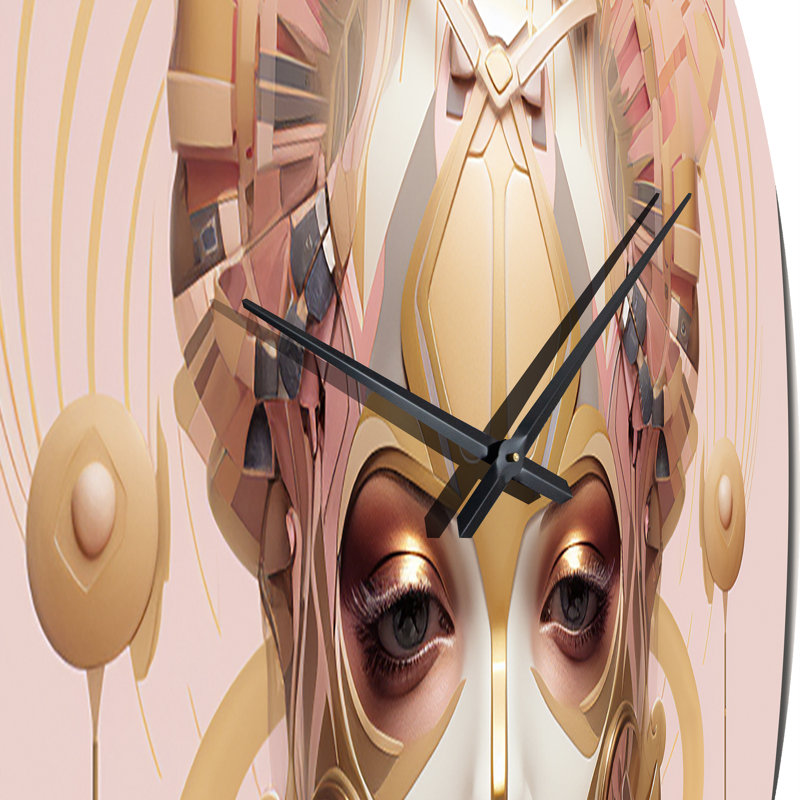 Horloge murale Futuristic Glam, Grand